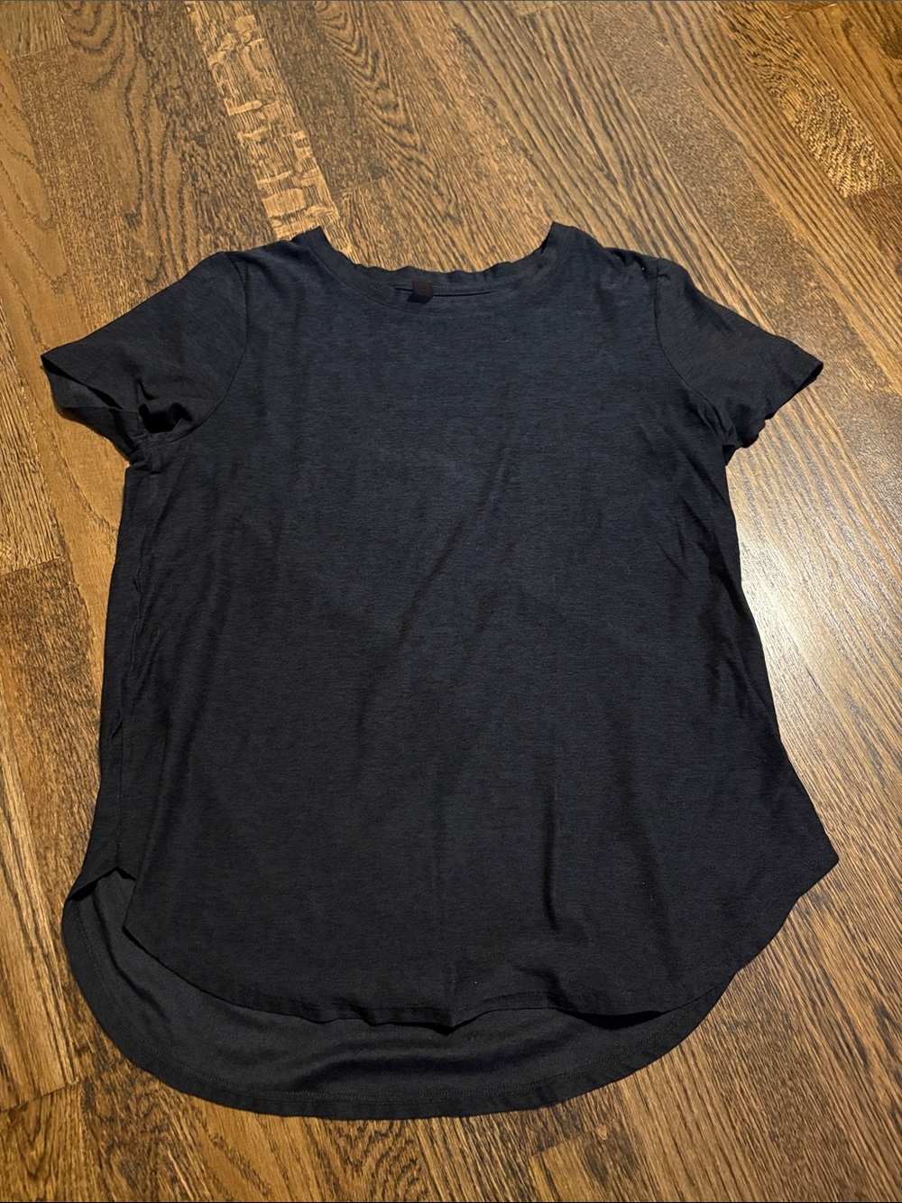 Beyond Yoga Black Short Sleeve Crew Tee